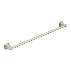 Eternal Brushed Nickel Single Towel Rail 600mm 