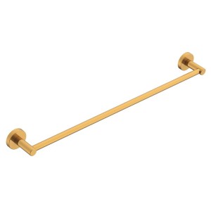 Soul Brushed Brass Single Towel Rail 600mm 