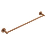 Soul Brushed Copper Single Towel Rail 600mm 