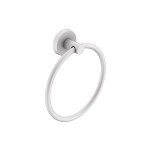Soul Matte White Hand Towel Ring 