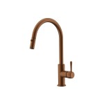 Eternal Pull Out Kitchen Mixer Brushed Copper