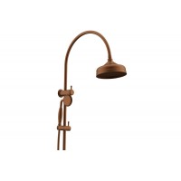 Brushed Copper Multifunction Shower Set