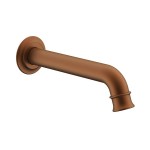 Eternal Brushed Copper Wall Spout 