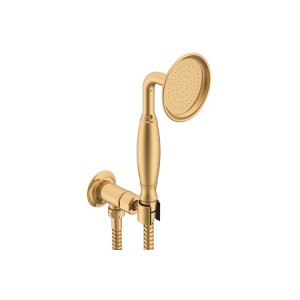 Eternal Brushed Brass Hand Shower On Hook 