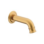 Eternal Brushed Brass Mini Wall Spout Eternal Brushed Brass Mini Wall Spout