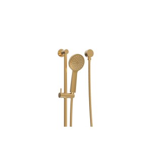 Soul Brushed Brass Classic Hand Shower On Rail 