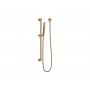 Soul Brushed Brass Hand Shower On Rail 