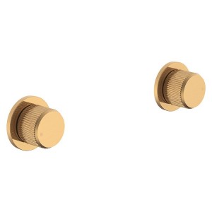 Soul Brushed Brass Groove Wall Top Assembly