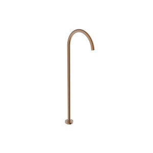 Soul Brushed Copper Floor Spout 