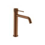 Soul Brushed Copper Groove Extended Basin Mixer 