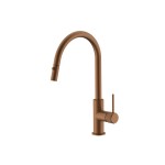 Soul Brushed Copper Groove Pull Out Sink Mixer 