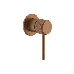 Soul Brushed Copper Groove Wall Mixer 