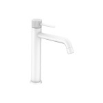 Soul Matte White Groove Extended Basin Mixer 