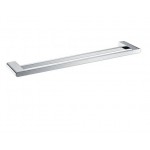 Vog Chrome Series Double Towel Rail 800