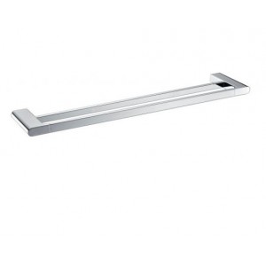 Vog Chrome Series Double Towel Rail 800