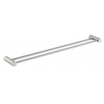 Caddence Series Brushed Nickel Double Towel Rail 800mm Caddence Series Brushed Nickel Double Towel Rail 800mm