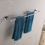 Lucid Chrome Cuttable Double Towel Rail 790mm