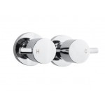 Lucid Pin Lever Chrome Wall Mixer