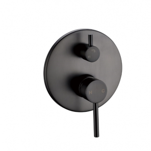Lucid Gun Metal Wall Mixer With Diverter