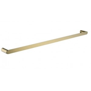 Esperia Brushed Gold Single Towel Rail 800mm