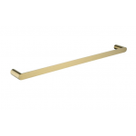 Rushy Brushed Gold Single Towel Rail 600