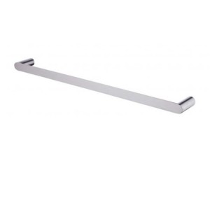 Rushy Brushed Nickel Single Towel Rail 600