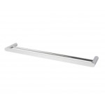 Rushy Brushed Nickel Double Towel Rail 600 Rushy Brushed Nickel Double Towel Rail 600