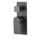 Vog Gun Metal Shower / Bath Wall Mixer with Diverter Wall Mounted Vog Gun Metal Shower / Bath Wall Mixer with Diverter Wall Mounted