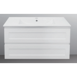 DG-750 Matte White MDF Wall Hung Vanity Cabinet Only