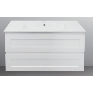 DG-1200 Matte White MDF Wall Hung Vanity Cabinet Only