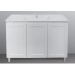 GL-1200 Matte White MDF Free Standing Vanity Cabinet Only