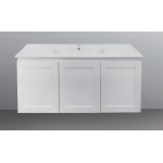 WG-1200 Matte White MDF Wall Hung Vanity Cabinet Only