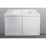WG-900 Matte White MDF Wall Hung Vanity Cabinet Only