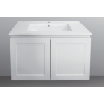 WG-600 Matte White MDF Wall Hung Vanity Cabinet Only