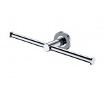 Axle Double Roll Holder, Chrome