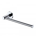 Kaya Hand Towel Rail / Toilet Roll Holder, Chrome