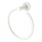 Kaya Hand Towel Ring, Matte White