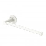 Kaya Hand Towel Rail / Toilet Roll Holder, Matte White