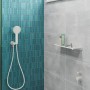 Kaya Shower Shelf, Matte White Kaya Shower Shelf, Matte White