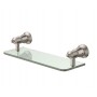 Lillian Glass Shelf, Brushed Nickel Lillian Glass Shelf, Brushed Nickel