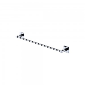 Sansa Single Towel Rail, 600mm, Chrome