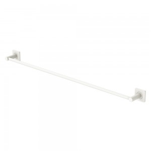 Sansa Single Towel Rail, 900mm, Matte White