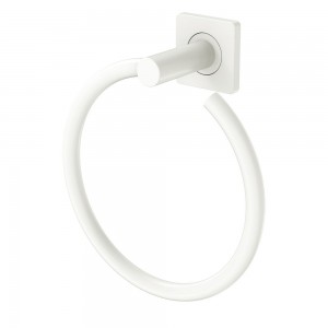 Sansa Hand Towel Ring, Matte White