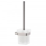 Tono Toilet Brush & Holder, Brushed Nickel Tono Toilet Brush & Holder, Brushed Nickel