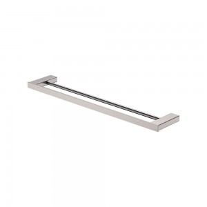 Tono Double Towel Rail, 610 mm, Brushed Nickel