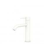 Kaya Basin Mixer, Matte White Kaya Basin Mixer, Matte White