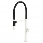 Kaya Pull Down Sink Mixer, Matte White