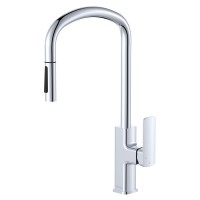 Premium Square Multifunction Chrome Sink Mixer