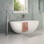 Tono Floor Mounted Bath Mixer With Hand Shower, Chrome Tono Floor Mounted Bath Mixer With Hand Shower, Chrome