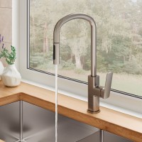 Premium Square Multifunction Brushed Nickel Sink Mixer